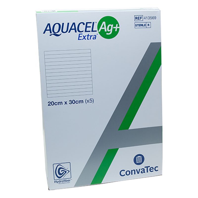 AQUACEL Ag+ Extra 20x30 cm Kompressen